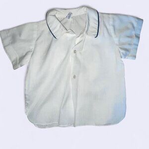Vintage Children’s Imp Originals white and blue button up